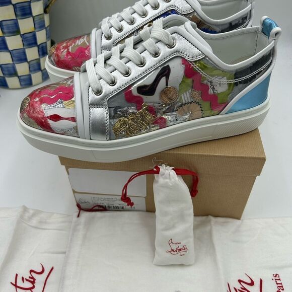 Men's Christian Louboutin adolon trash, limited edition sneaker size 44 - Picture 2 of 10